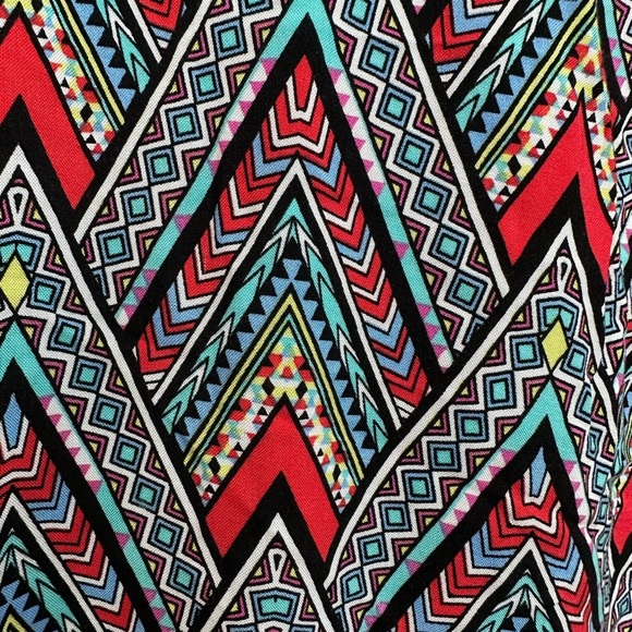 LuLaRoe Shirley Long Open Front Duster Kimono Cardigan Boho Aztec Size M NWT - Picture 5 of 10